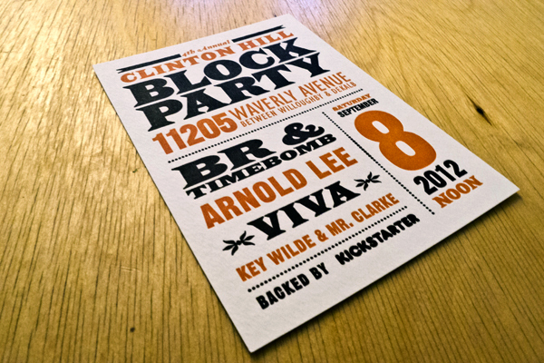 Letterpress Commemorative Postcard