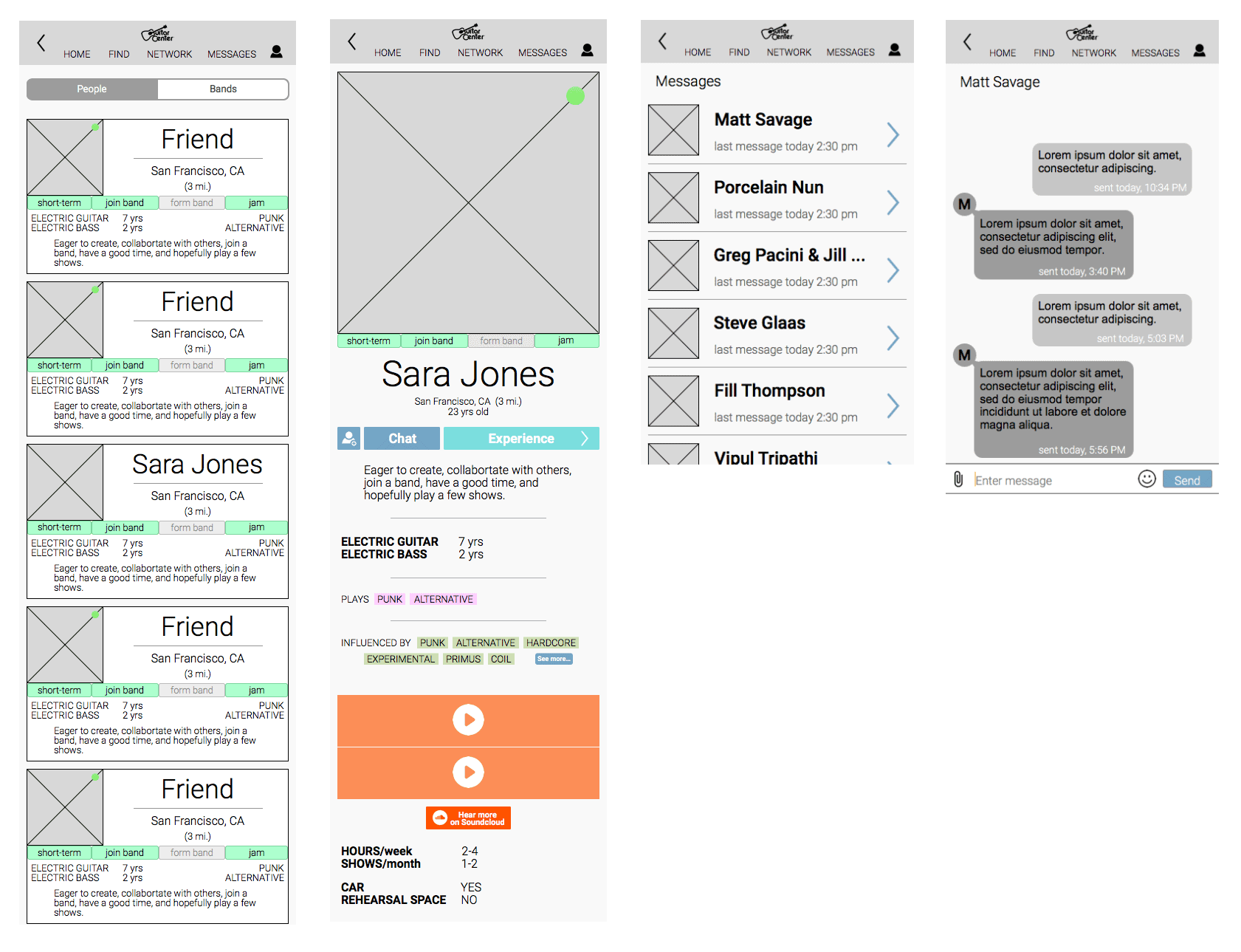 Wireframes